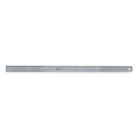 Steel Rule, Flexible, 12 In, 32/64/0.5/1mm