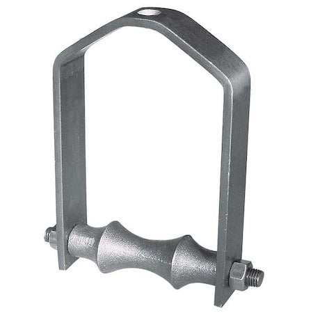 Pipe Roll with Steel Yoke,Cast Iron,4In