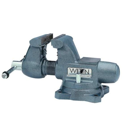 Combination Vise, Serrated Jaw, 8 5/8" L