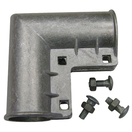 Gate Elbow, Aluminum, Fits 1-3/8 In. Dia.
