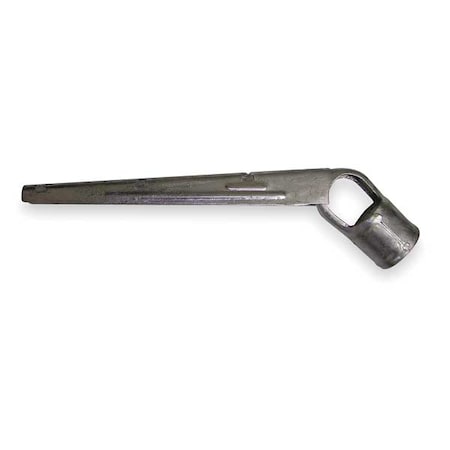 Barbed Wire Line Arm, Galv Steel, 1-5/8 In