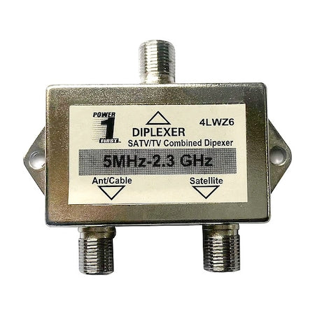 Cable Splitter, Diplexer, F-Type, 2.1 GHz