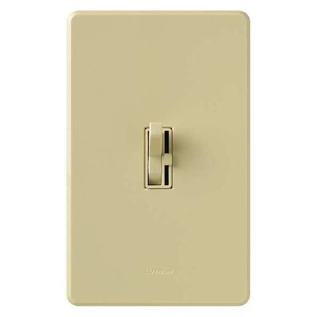 Lighting Dimmer, 1-Pole, Toggle, Ivory