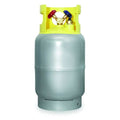 Refrigerant Recovery Cylinder, Service Rating 400 psi, 30 Lbs, High Gloss Powder Coated Finish