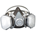 Half Mask Respirator Kit, Includes 2 Cartridges, Organic Vapor (OV), P95, 5000 Series, Size L