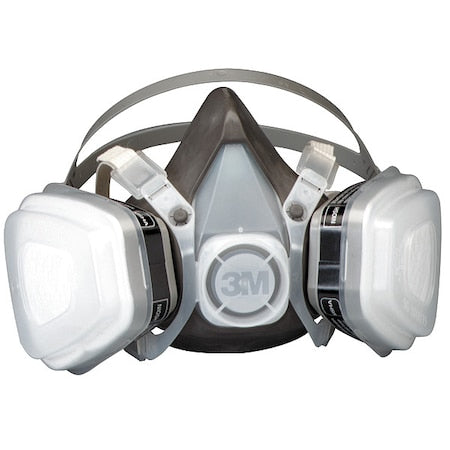 Half Mask Respirator Kit, Includes 2 Cartridges, Organic Vapor (OV), P95, 5000 Series, Size L