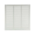 Ceiling/Wall Return Air Grille, 16 in W x 16 in H Opening, 702cfm, White, Steel, 1 Way, Surface Mount