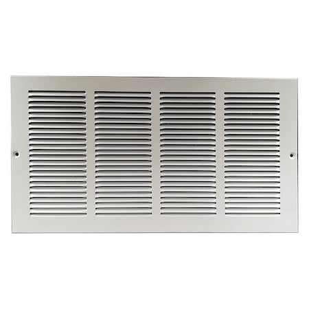 Ceiling/Wall Return Air Grille, 24 in W x 6 in H Opening, 412cfm, White, Steel, 1 Way, Surface Mount