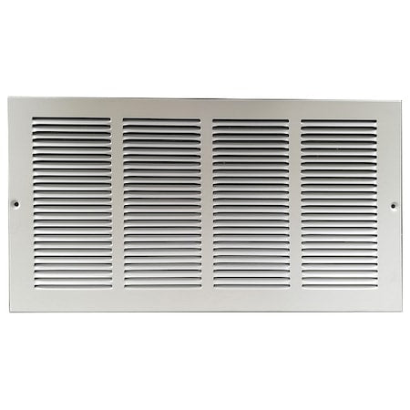 Ceiling/Wall Return Air Grille, 16 in W x 16 in H Opening, 738cfm, White, Steel, 1 Way, Surface Mount
