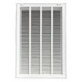Ceiling/Wall Filtered Return Air Grille, 16 in W x 25 in H Opening, White, Steel, 1 Way, Surface Mount