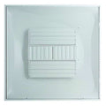 10 in Square Perforated Diffuser, White
