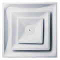 10 in Square 2 Cone Diffuser, White