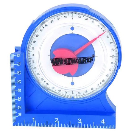 Protractor/Angle Finder, 4 5/8In, Magnetic