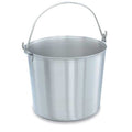 16 qt. Dairy Pail, Silver, Stainless Steel