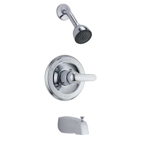 Faucet Tub & Shower Tub / Shower Faucet, Wall, Chrome