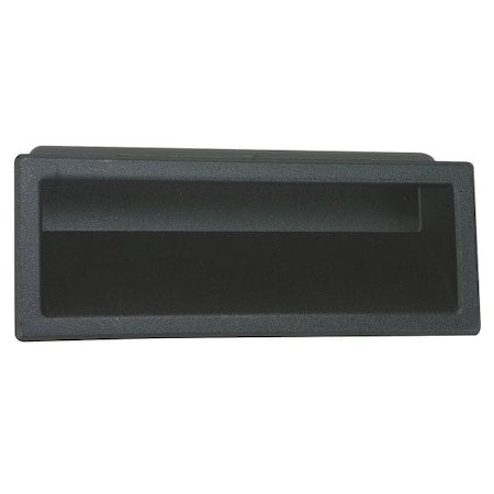 Recessed Pull Handle, Snap-In, Thermoplast, Matte, Snap-in