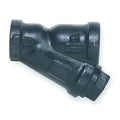 Y Strainer, 1-1/2"" Pipe, FNPT x FNPT, Cast iron, 400 psi WOG, 250 psi WSP