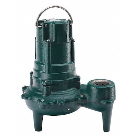 Waste-Mate 1/2 HP 2"" Manual Submersible Sewage Pump 230V