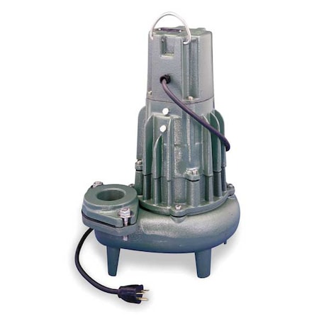 Waste-Mate 1 HP 2"" Manual Submersible Sewage Pump 230V
