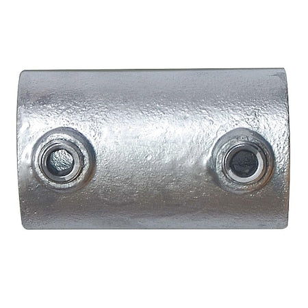 Structural Pipe Fitting, External Coupling, Cast Iron, 1.25 in Pipe Size, 50000 lb Tensile Strength