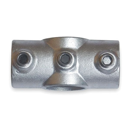 Structural Pipe Fitting, Cross, Cast Iron, 1.5 in Pipe Size, 50000 lb Tensile Strength