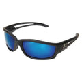 Kazbek, Safety Glasses, Not Applicable, Light Blue Precision Blue Mirror Lens, Black Frame