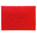 Buffing Pad, 32 In x 14 In, Red, PK10
