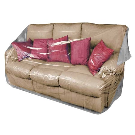 Furniture Bags, 150" x 52", 2 mil, Clear, None, 50 PK