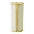 Pleated Filter Cartridge, 20 gpm, 1 Micron, 4-1/2" O.D., 9 3/4 in H