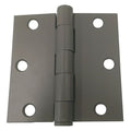 Door and Butt Hinge, Steel, Full Mortise Mounting, 1 1/2 in Leaf W x 3 1/2 in Leaf H, Beige Enamel