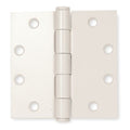 Door and Butt Hinge, Steel, Full Mortise Mounting, 1 3/4 in Leaf W x 4 in Leaf H, Beige Enamel