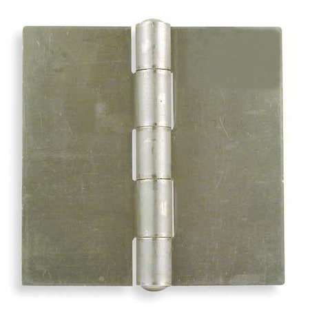 Door and Butt Hinge, Steel, Full Mortise Mounting, 1 in Leaf W x 2 1/2 in Leaf H, Steel