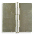 Door and Butt Hinge, Steel, Full Mortise Mounting, 1 in Leaf W x 2 in Leaf H, Steel