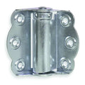 Spring Hinge, Steel, Full Surface Mounting, 1 15/32 in Leaf W x 2 3/4 in Leaf H, Bright Zinc Plated