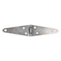 Strap Hinge, Steel, Full Surface Mounting, 4 in Leaf W x 1 1/2 in Leaf H, zinc plated