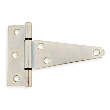 Tee Hinge, Steel, 1 1/4 in Leaf W x 3 3/16 in Leaf H, zinc plated