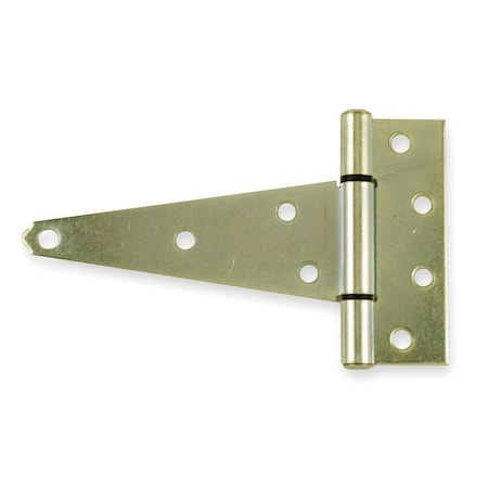 Tee Hinge, Steel, 1 13/16 in Leaf W x 4 1/4 in Leaf H, zinc plated