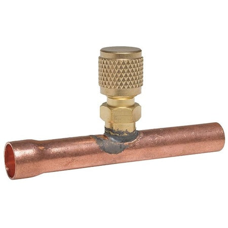 1/4" Access Valve Union Tee, PK2, Length: 2-3/4"