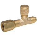 1/4" Access Valve Tee w/ Flare Nut, PK6