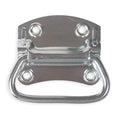 Chest Handle, Steel, 4 3/4 In L, Zinc, Unthr. Through Holes