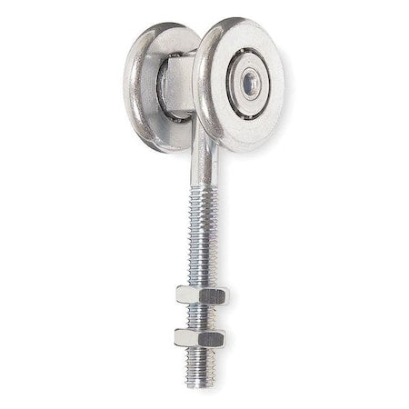 Door Track Hanger, 300 lb., Steel, 1-7/8"L x 1-9/16"W