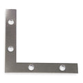 Flat Corner Brace, 3 x 3 In, 3/8 In W