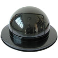 EK9686-BL 48 gal Trash Can Top, Dome with Push Door Black, Metal, 1 Openings 24 1/2 in W/Dia