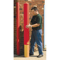 Post Sleeve, 8 In Dia., 57 In H, Red