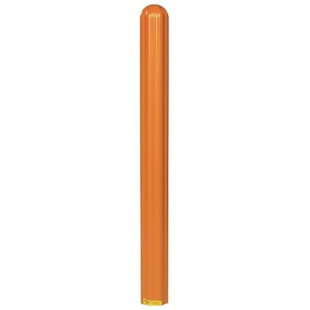 Post Sleeve, 4 In Dia., 56 In H, Orange