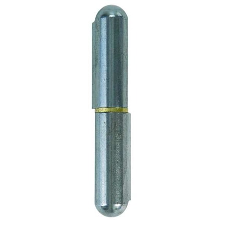 Lift-Off Hinge, Steel, Weld-On Mounting, 3/4 in Leaf W x 3 15/16 in Leaf H, Mill Stainless Steel