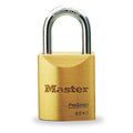 Padlock, Keyed Alike, Standard Shackle, Rectangular Brass Body, Boron Shackle, 25/32 in W