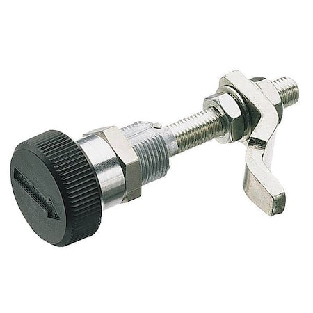 Cam Latch, Nonlocking, Black Plastic, Adjustable: NO