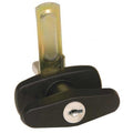 Cam Latch, Keyed, Black Powder Coated, Adjustable: NO