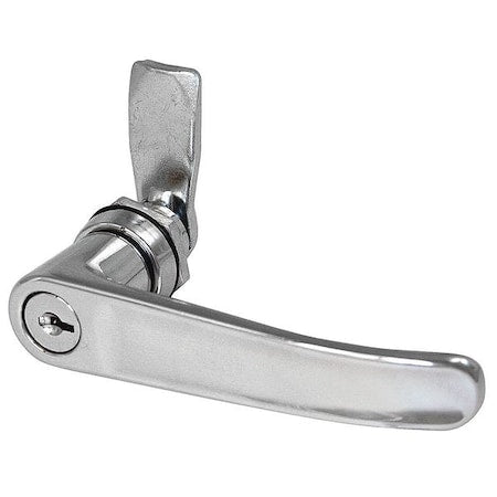 Cam Latch, Keyed, Polished Chrome